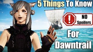 5 Tips For Your First Dawntrail PlaythroughMain Job Leveling Spoiler Free [upl. by Kcirddet505]