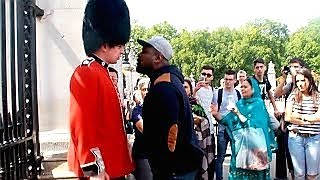 Man Wrestler Assaults Queens Guard See What Happened Next [upl. by Sarina]