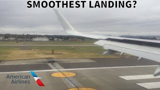 SMOOTHEST Landing American Airlines Airbus A321 Landing In Portland [upl. by Nnaj692]