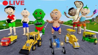 Bittu Sittu Cartoon Part 47  Jcb Wala Cartoon  Gadi Wala Cartoon  Pagal Beta  Desi Comedy Video [upl. by Ibrek250]