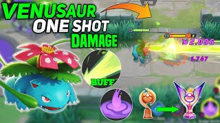 Venusaur New One Shot Damage Build for Solar Beam Best Build Ever  Pokemon unite [upl. by Eveiveneg]