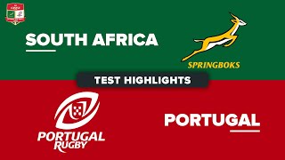 HIGHLIGHTS  SOUTH AFRICA v PORTUGAL  July Internationals 2024 [upl. by Uwkuhceki]