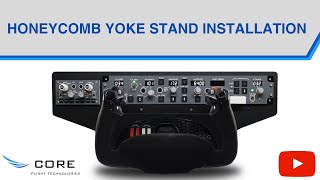 Honeycomb Yoke Stand for MCP and EFIS  Installation [upl. by Nesto]