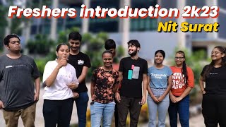 Freshers introduction 2023 Freshers intro 2k23  first time in history [upl. by Sregor]