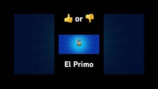 El Primo Skin 👍🤔👎 brawlstars darkmoon skinn money supercell gaming song trending r30 gg [upl. by Dante]