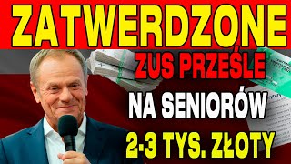 10 PAŹDZIERNIK ZUS PRZEŚLE NA KONTA SENIORÓW DODATKOWE 23 TYS ZŁ ZŁOTY [upl. by Laekim52]