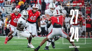 Michigan State Football at Maryland  Game Highlights  September 7 2024 [upl. by Etaner]