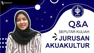 Nggak Cuma Belajar Tentang Budidaya Ikan  QampA Seputar Kuliah Jurusan Akuakultur [upl. by Fishback]