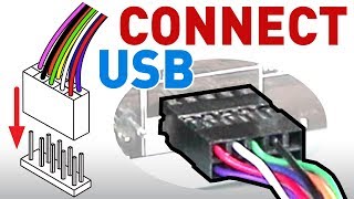 How to Connect the USB Front Panel to Your Motherboard [upl. by Hermy881]