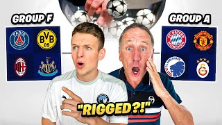 REACTING TO 2324 CHAMPIONS LEAGUE DRAW [upl. by Pulling632]