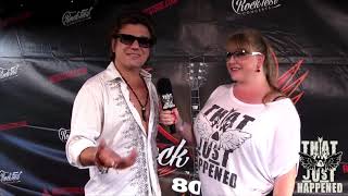 Miljenko Matijevic of Steelheart  Live Interview at RockFest 80s [upl. by Tudor]