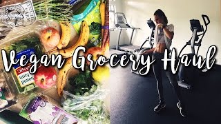 VEGAN GROCERY HAUL  To Stay Lean amp Fit [upl. by Elleirda]