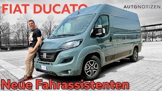 Fiat Ducato 2022 Serie 8 Neue Fahrassistenten auch für Campervans und Wohnmobile Test  Review [upl. by Tracy]