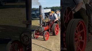 Miniature traction engine arrives at the Bedfordshire Steam and Country Fayre [upl. by Gavra225]