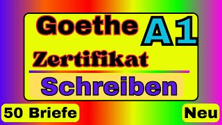 GoetheZertifikat A1 50 Wichtige Briefe für das GoetheZertifikat A1 Erfolgreich Deutsch lernen [upl. by Susanetta456]