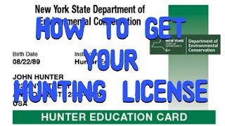 How To Get Your Hunting  Bow Hunting License In NY [upl. by Atsirhcal]