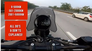 RE Himalayan 450 RUNNINGIN Procedure  All Dos amp Donts EXPLAINED [upl. by Jaala]