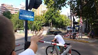 Trenes Argentinos Tren larga distancia Línea Mitre Paso a Nivel Mendoza Belgrano R Buenos Aires [upl. by Atiuqcir]