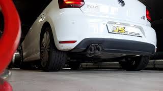 Volkswagen Polo 12 TSI silencieux tube Inoxcar by JS PERFORMANCE [upl. by Eimam304]