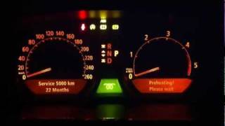 BMW 730d E65 Cold start 20 холодный старт БМВ [upl. by Dlopoel]