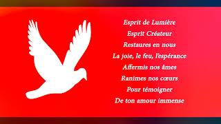 Esprit de Lumière Esprit Créateur  Chant de lEmmanuel  Sylioxx Lyrics [upl. by Ashraf]