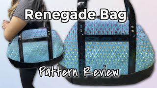 Renegade Bag Pattern Review from Sew Sweetness [upl. by Caitrin]