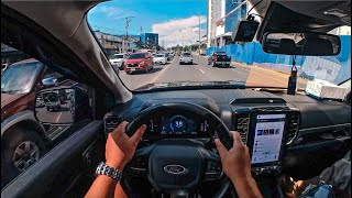 FORD RANGER SPORT 4X4  POV DRIVING AT DAVAO CITY PHILIPPINES [upl. by Frankhouse]