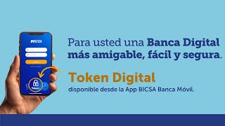 Token Digital disponible en el APP BICSA Banca Móvil [upl. by Leeke]