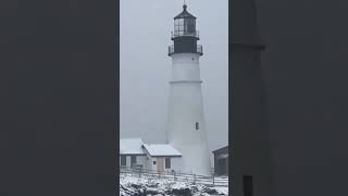 Portland Head Light Lighthouse in Cape Elizabeth Maine [upl. by Ahseym]