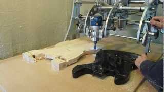 Clone 4D  Router Duplicator  Copy Carver  Guitar Body Duplicating [upl. by Livingstone258]