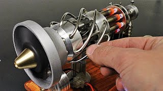 16 Cylinder Gas Powered Stirling Engine [upl. by Batty673]