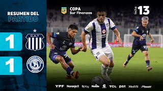 TALLERES 1  1 INDEPENDIENTE RIVADAVIA I Resumen del partido I CopaSurFinanzas 2024 [upl. by Kaitlin]