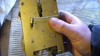 wwwtheclockworksbiz Smiths Enfield Clock repair 1 [upl. by Essilrahc566]