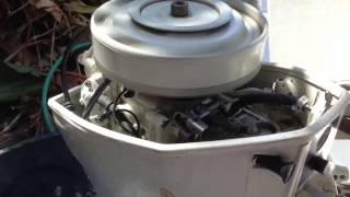 Chrysler 8hp Outboard  1976 and Clean 2 [upl. by Breed555]