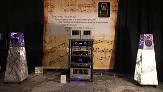 Acora Acoustics SRB1 Loudspeakers in Amethyst  VAC Amps  AXPONA 2024 [upl. by Selrahc487]