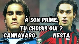 A son prime tu choisis qui  Nesta ou Cannavaro [upl. by Anaitit]