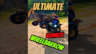 The Ultimate Redneck Powered Wheelbarrow you need [upl. by Jaela]