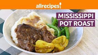 How to Make Mississippi Pot Roast  Get Cookin  Allrecipescom [upl. by Ellenrahc546]