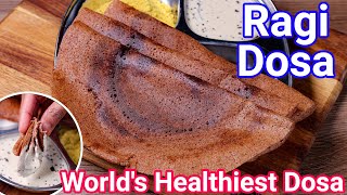 How To Make Jowar Dosa  Crispy Jowar Millet Dosa Recipe  Weight Loss Millet RecipesSkinny Recipes [upl. by Gaddi]