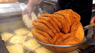 식빵고로케 Amazing Skill of the Fried Croquette Toast Master  Korean street food [upl. by Sabah]