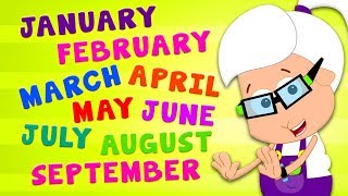 Learn Months of the Year 📅 Children Songs and Toddlers Videos by LooLoo Kids [upl. by Noryb]