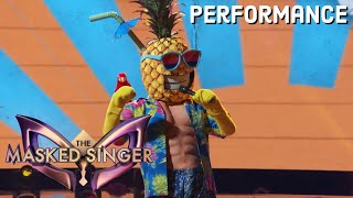 Pineapple sings “I Will Survive” by Gloria Gaynor  THE MASKED SINGER  SEASON 1 [upl. by Roscoe]