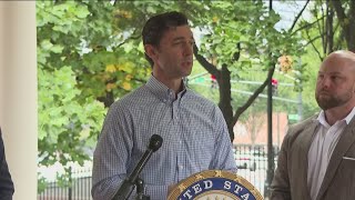 Ossoff announces act aimed at helping veterans [upl. by Akemot]