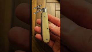 Otter Messer 167K smooth white bone solingen blade trending cutlery edc [upl. by Kiran]