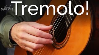 10 PAMI How to Play Tremolo on Classical Guitar technique lesson [upl. by Haerle]