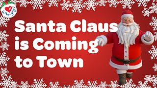 Santa Claus is Coming to Town Christmas Karaoke with Lyrics [upl. by Marys]