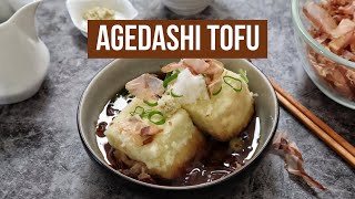 Agedashi Tofu Recipe  How to Cook at Home [upl. by Tireb504]