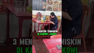 3 MENTERI TERMISKIN DI KABINET JOKOWI [upl. by Conrad847]