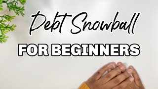 Debt Snowball Explained for Beginners  How to Pay Off Debt  Debt Payoff  Budget for Beginners [upl. by Enninaej]