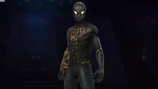 SpiderMan  Spiderman No Way Home Black and Gold Suit Preview Skills [upl. by Bellda]